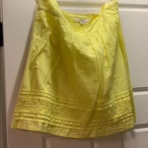 Loft yellow skirt